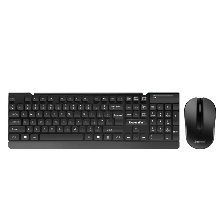 Cheapest Wireless Keyboard and Mouse Combo Ultra-thin Keyboard Usb Optical Computer Keyboard and Mouse Set for PC Black