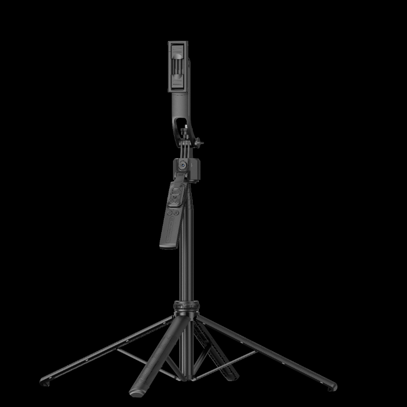 C17AI Face Tracking Stable Quadrapod Balanced Aluminum alloy gold pull rod 1630mm with gesture recognition