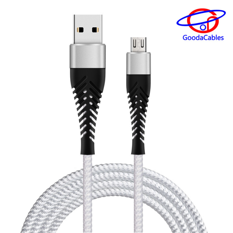 Private fishbone modeling mobile phone data line thread weaving 120 copper 3A fast charging gift mobile phone data line