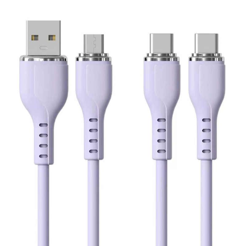 Liquid high elastic TPE mobile phone data line fast charging creative gifts data line skin-friendly fast charging Q elastic data