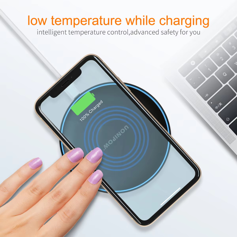 new products universal Qi wireless charger USB mobile phone charging ultra-thin charger pad portable travel charger