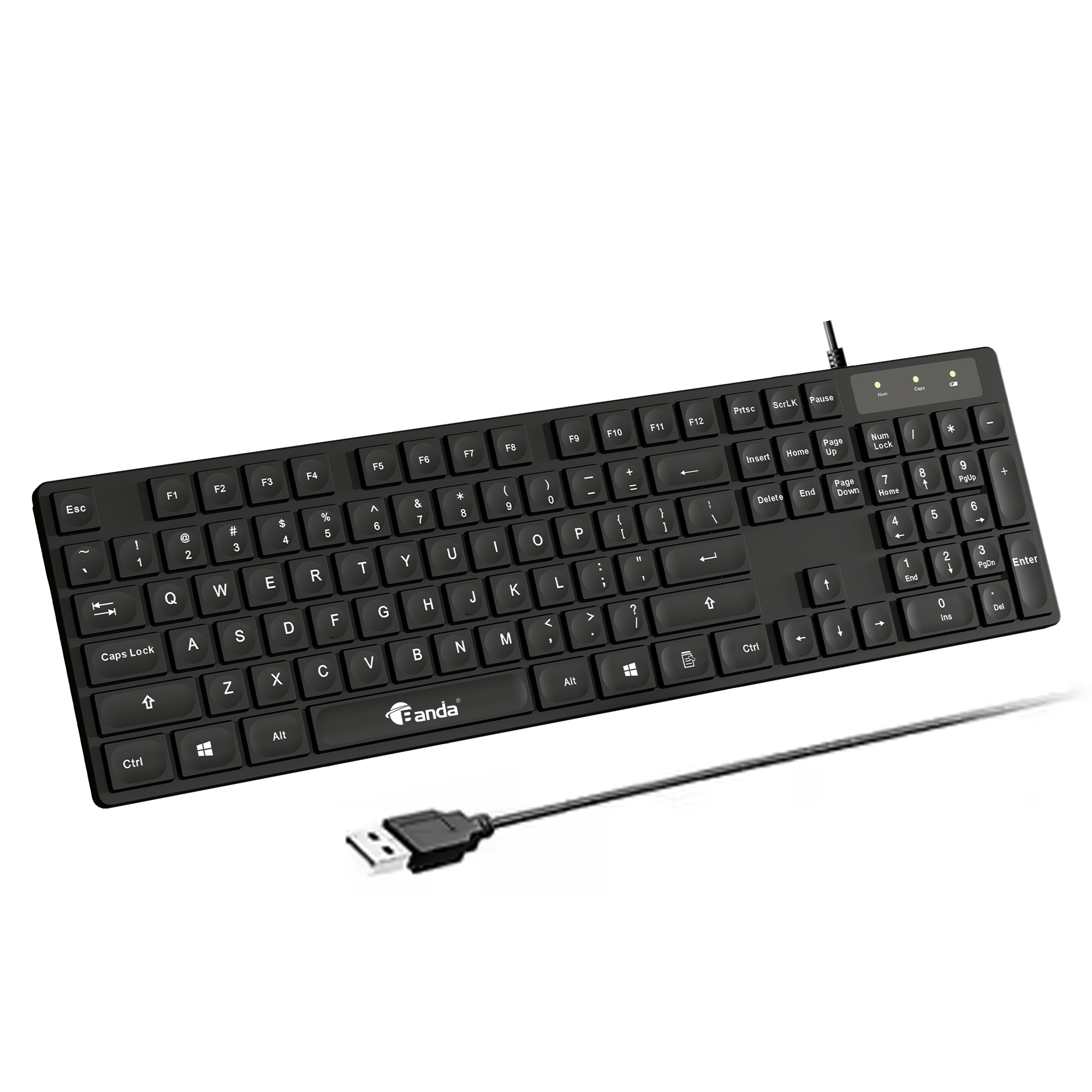 Factory wholesale cheap office computer keyboard wired USB keyboard