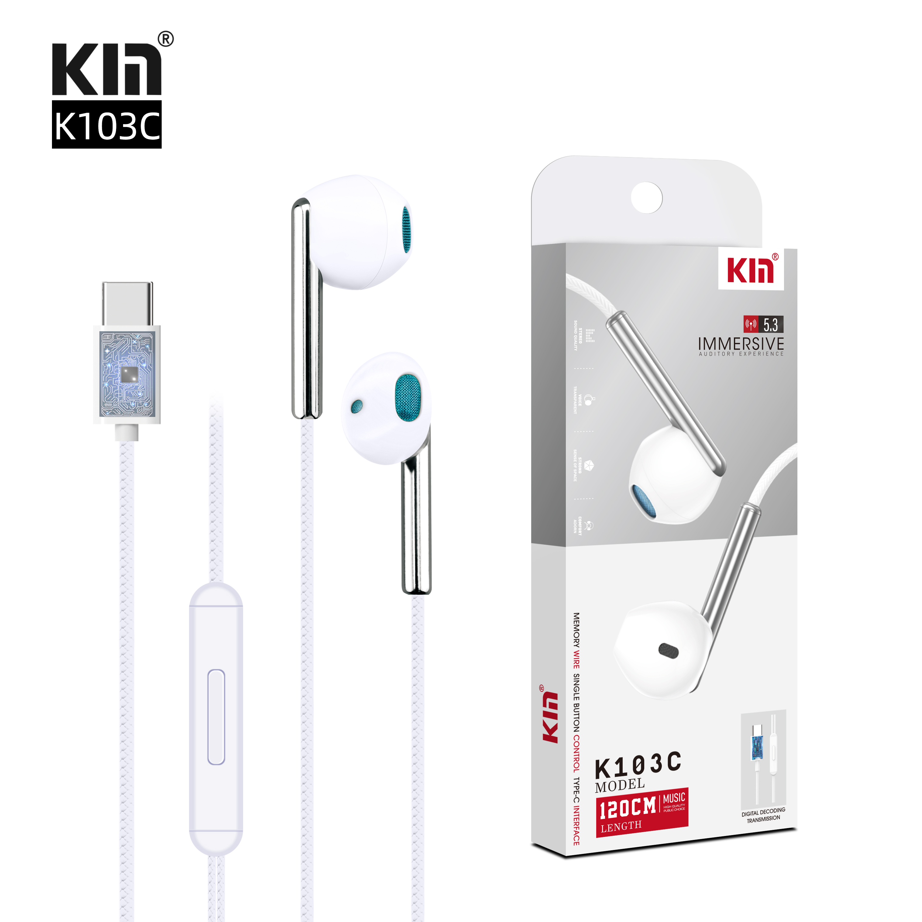 KM Wired Headset--K103C