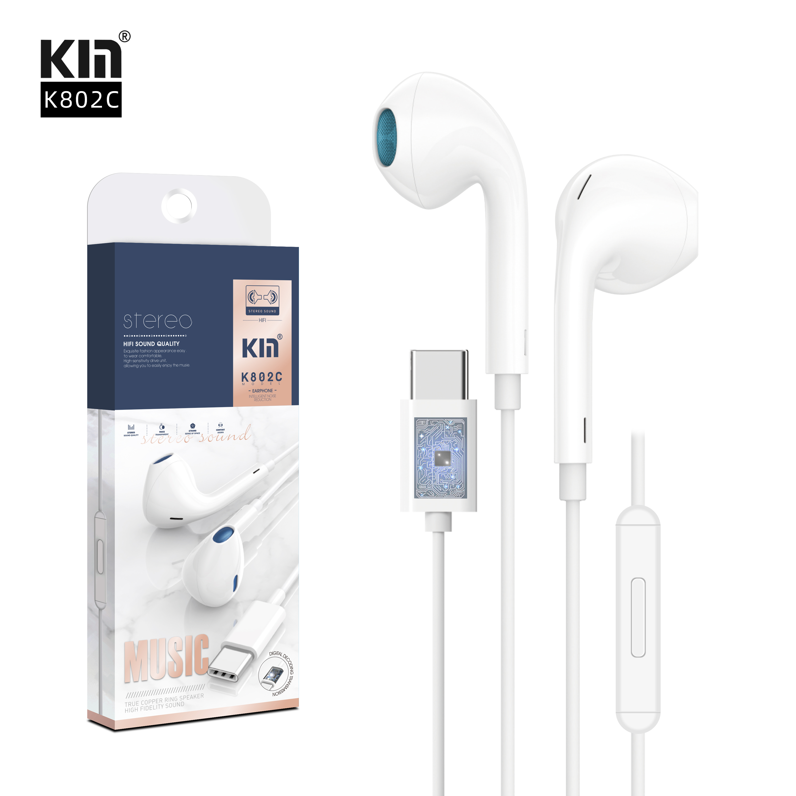 KM Wired Headset--K802C