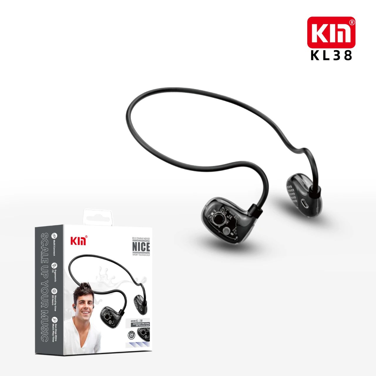 KM Hanging Neck Earphone--KL38