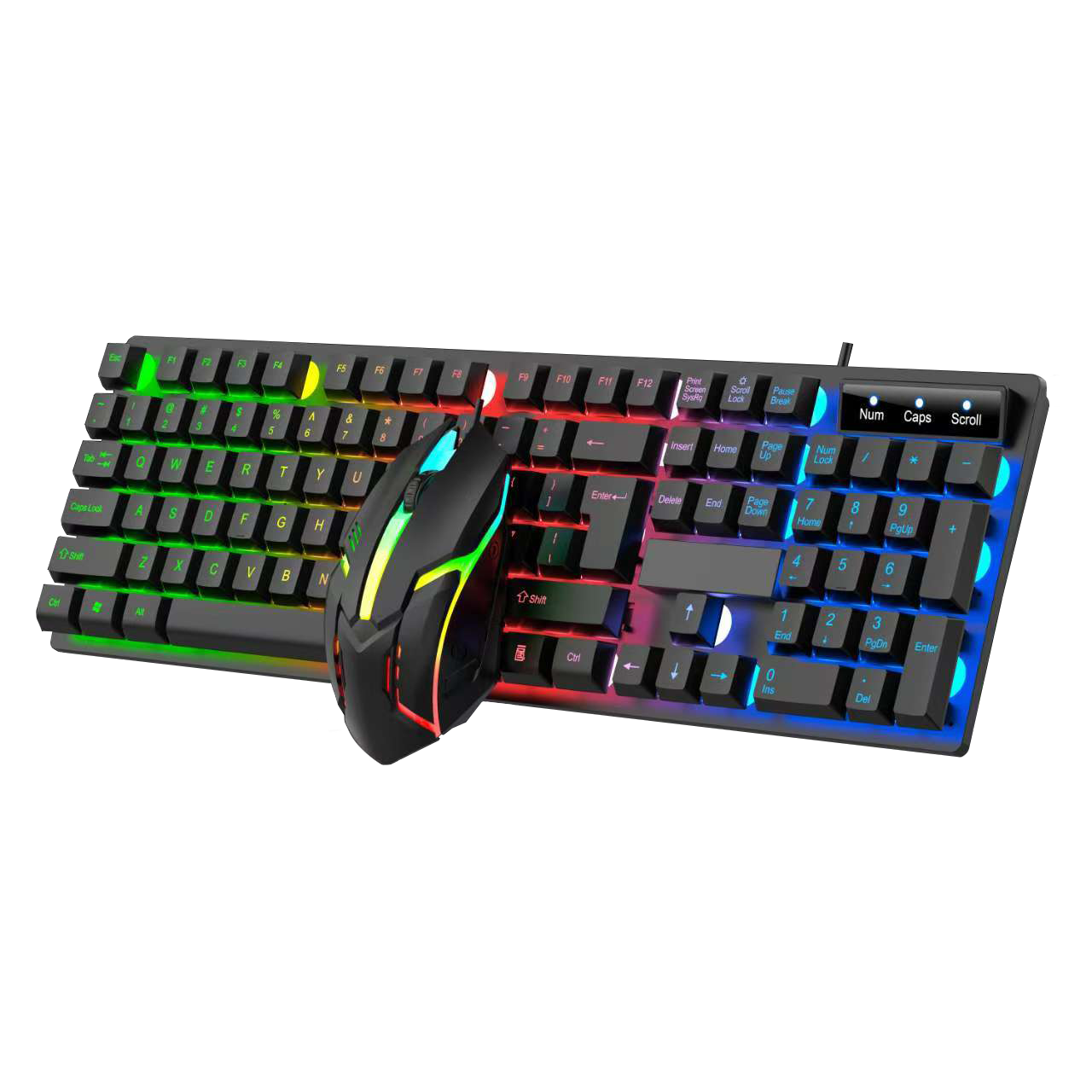 Factory custom wired gaming keyboard and mouse combo
