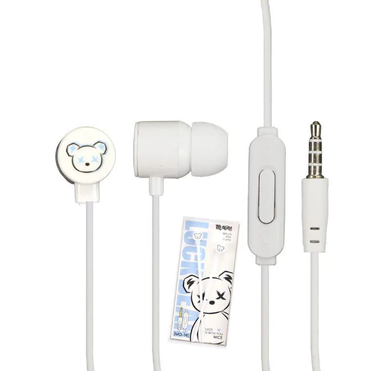 MQ-38 Top Sale 3.5mm Colorful Cheap In-ear Earbuds Earphone Wired Earphone With Mic Jack Wired Earphones Headset Headphone