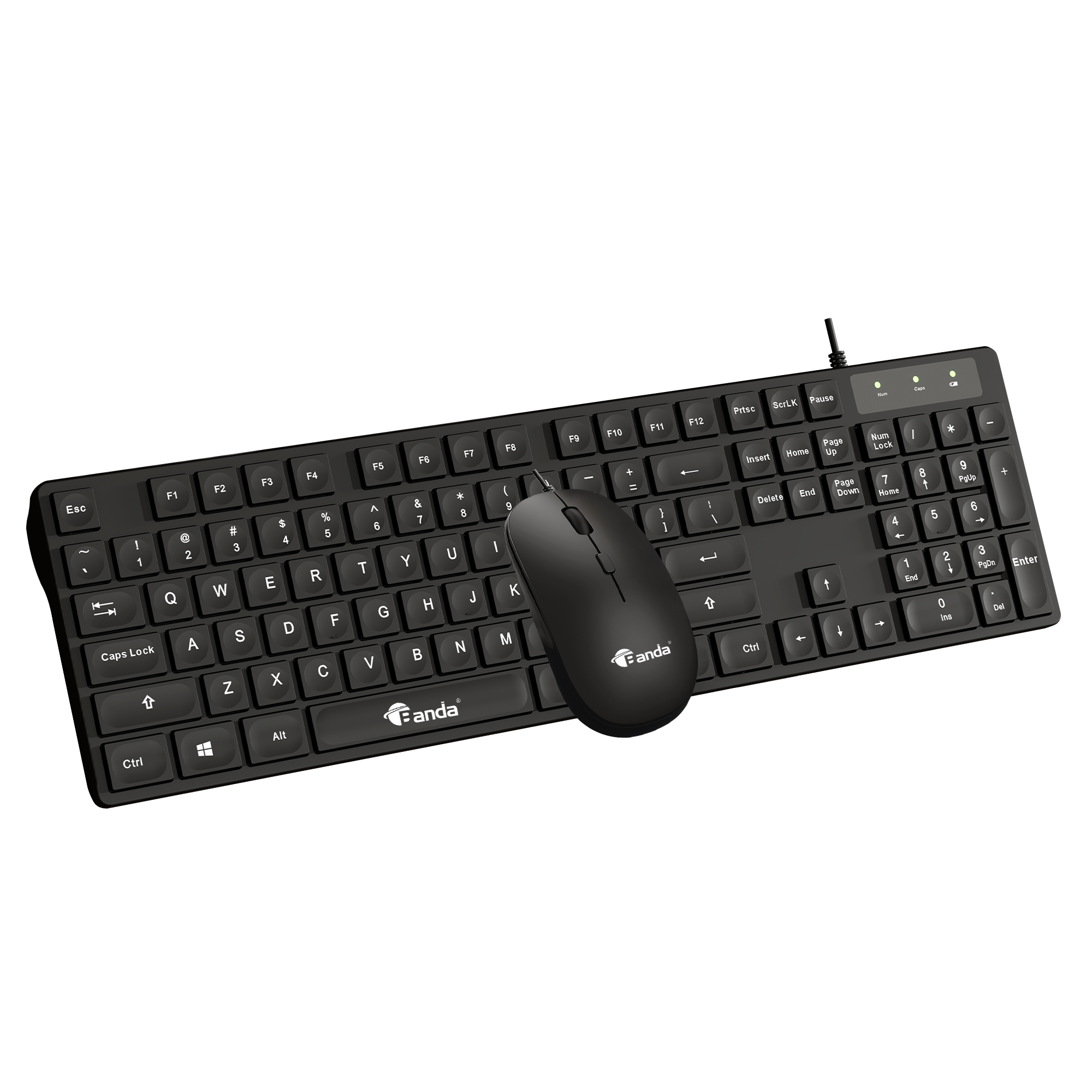 Wired Keyboard Mouse Suit Household USB Waterproof Keyboard And Mouse Combo