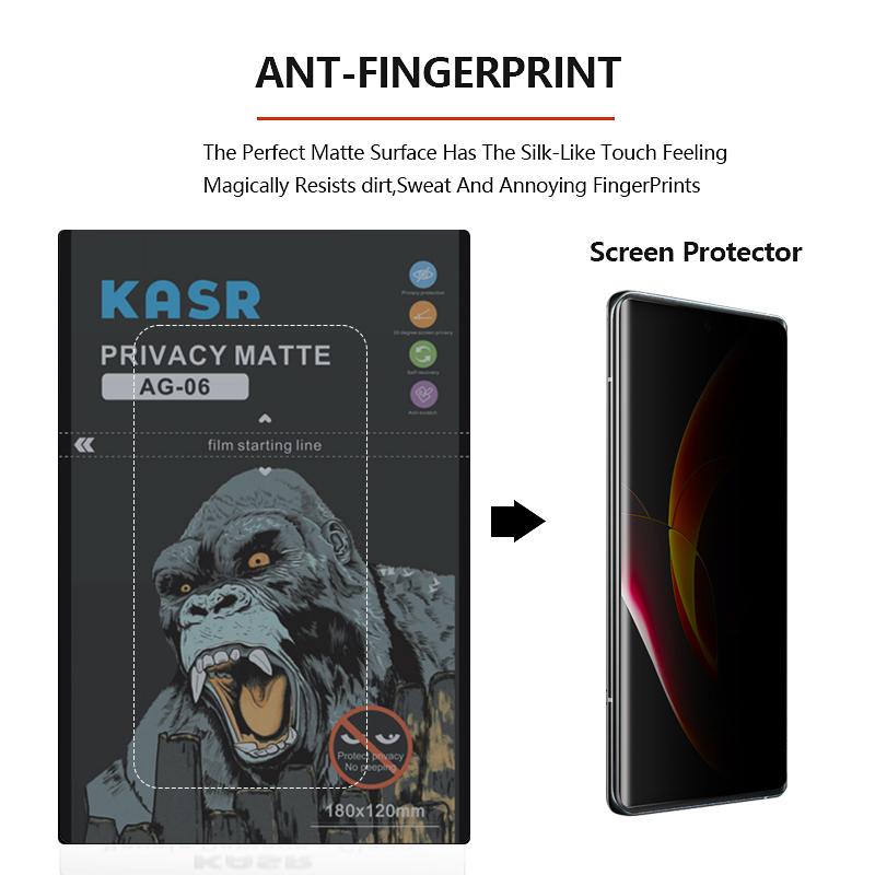 KSAR Hydrogel screen protective film privacy AG-06