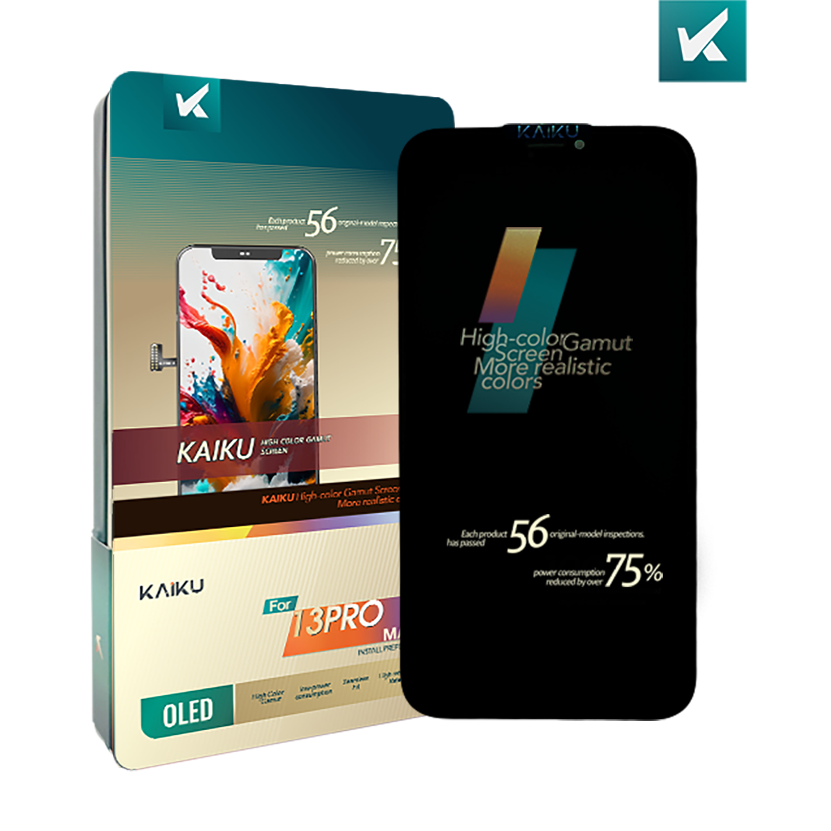 KAIKU-mobile phone screen-IP-13 promax-OLED