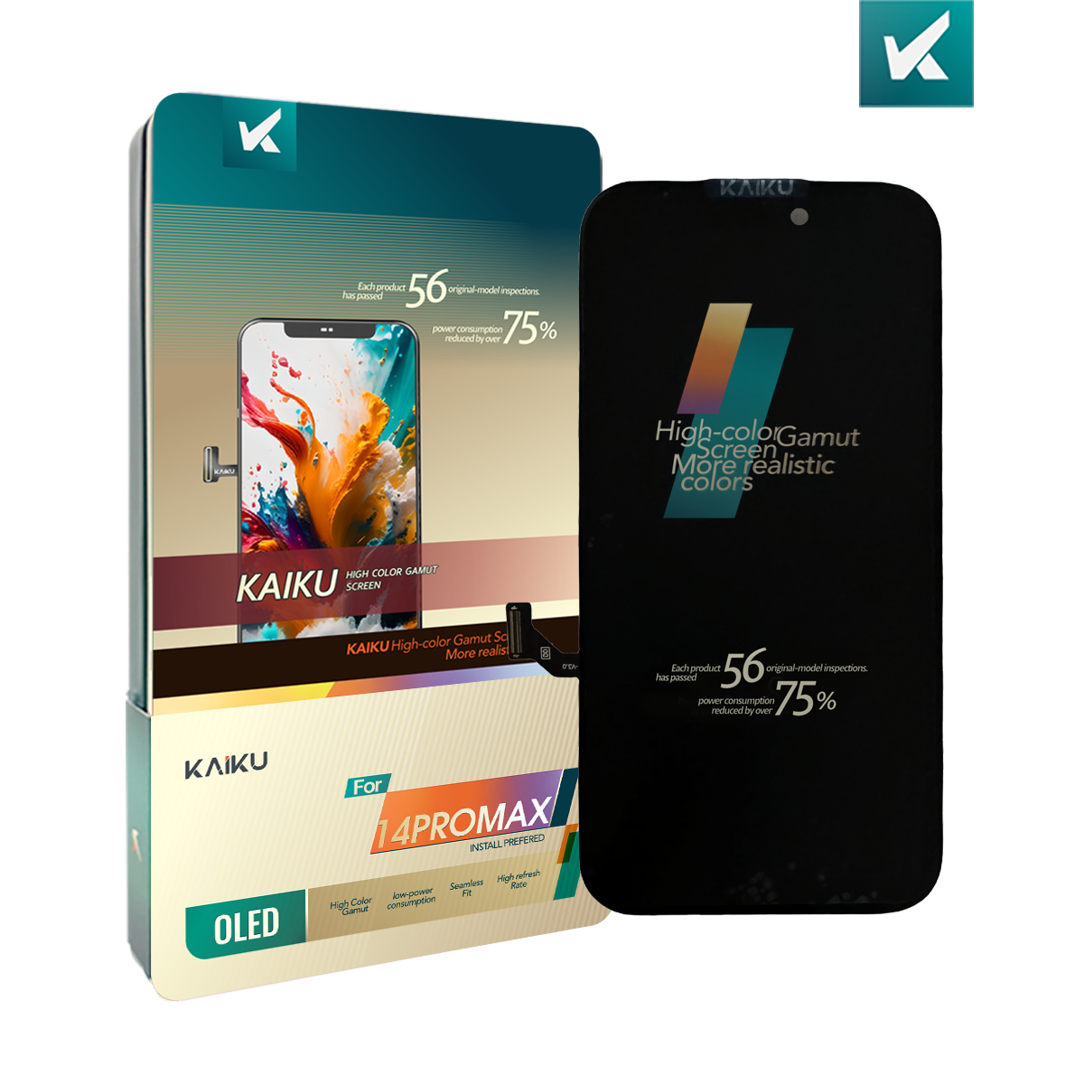 KAIKU- mobile phone screen-IP-14 PROMAX OLED