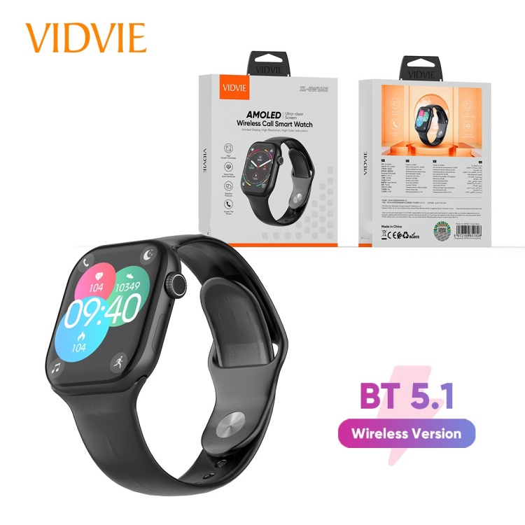 VIDVIE XL-SW1601 AMOLED Ultra-chear Screen Wireless Call Samrt Watch