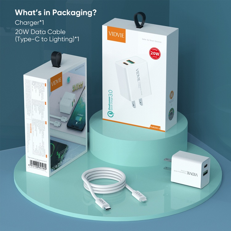 VIDVIE PLM335C-Q US Mobile Phone Chargers Adapter