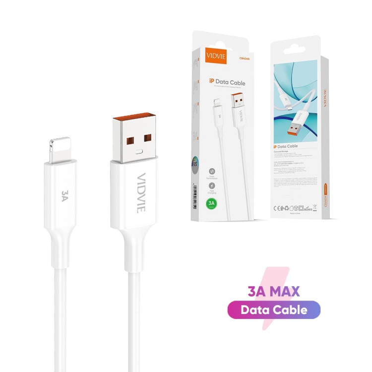 VIDVIE CB4049i USB to Lighting Mobile Phone Data Cable