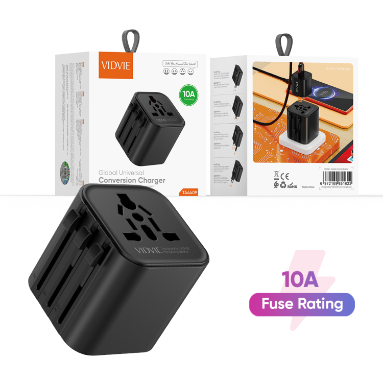 VIDVIE TA4409 Global Universal Travel Charger