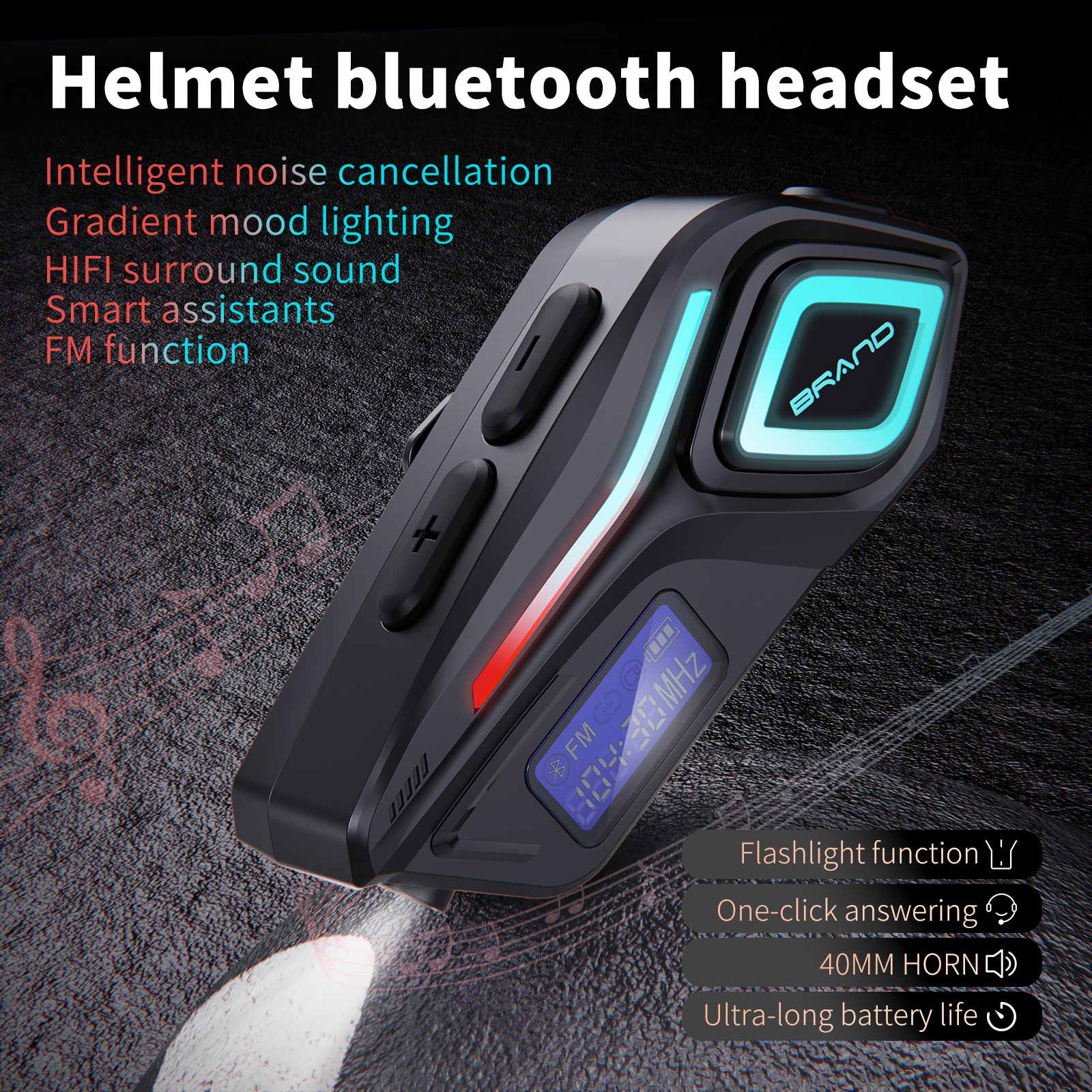 FENGKU--Helmet Earphone--K08
