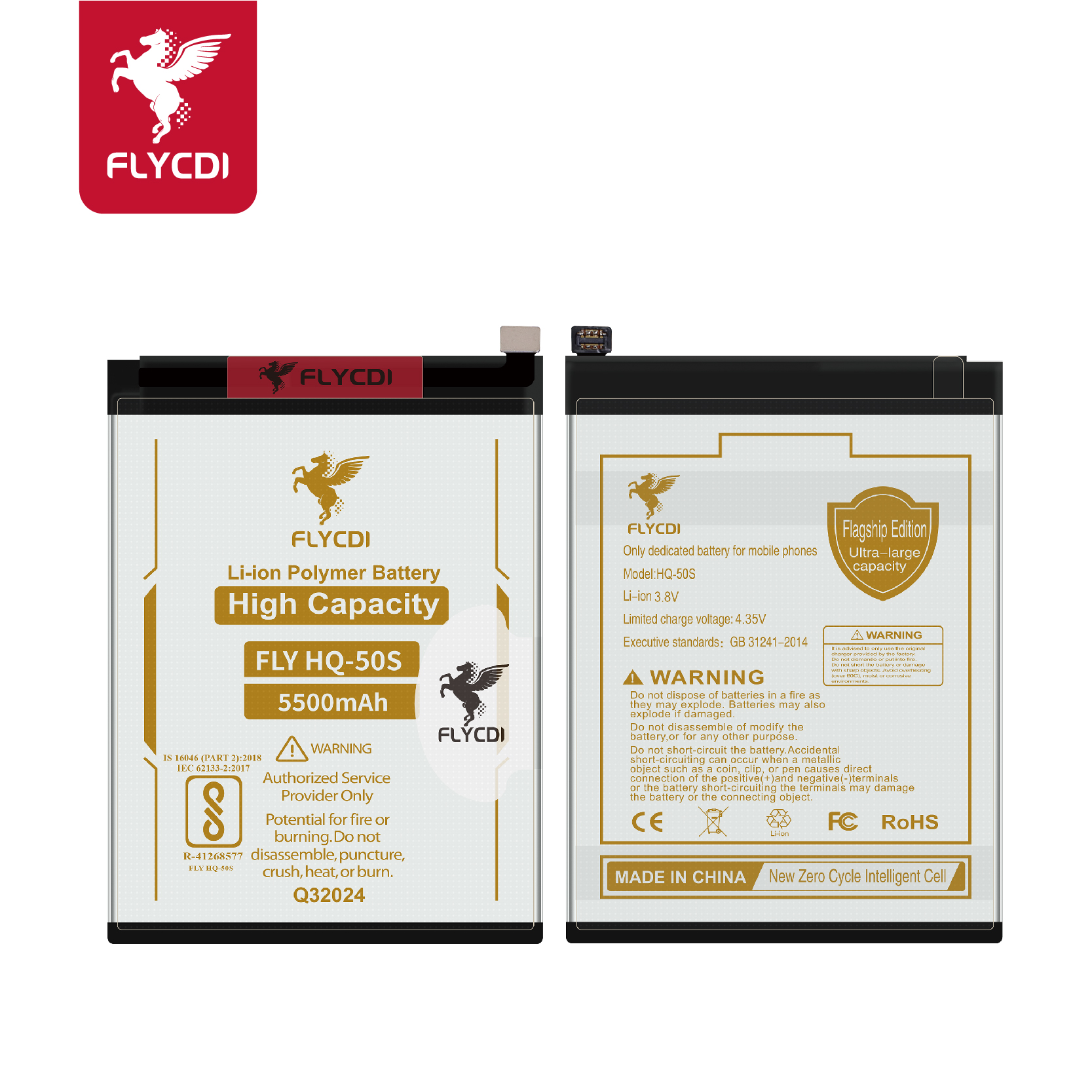 FLYCDI - Battery - SAM HQ-50S