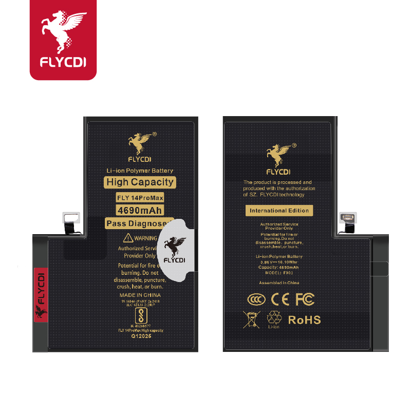 FLYCDI - Battery - IP 14PM High Capacity - Run Diagnostics