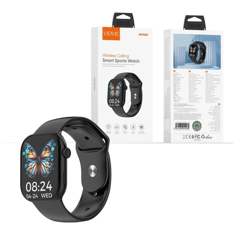 VIDVIE SW1620 Wireless Calling Samrt Sports Watch
