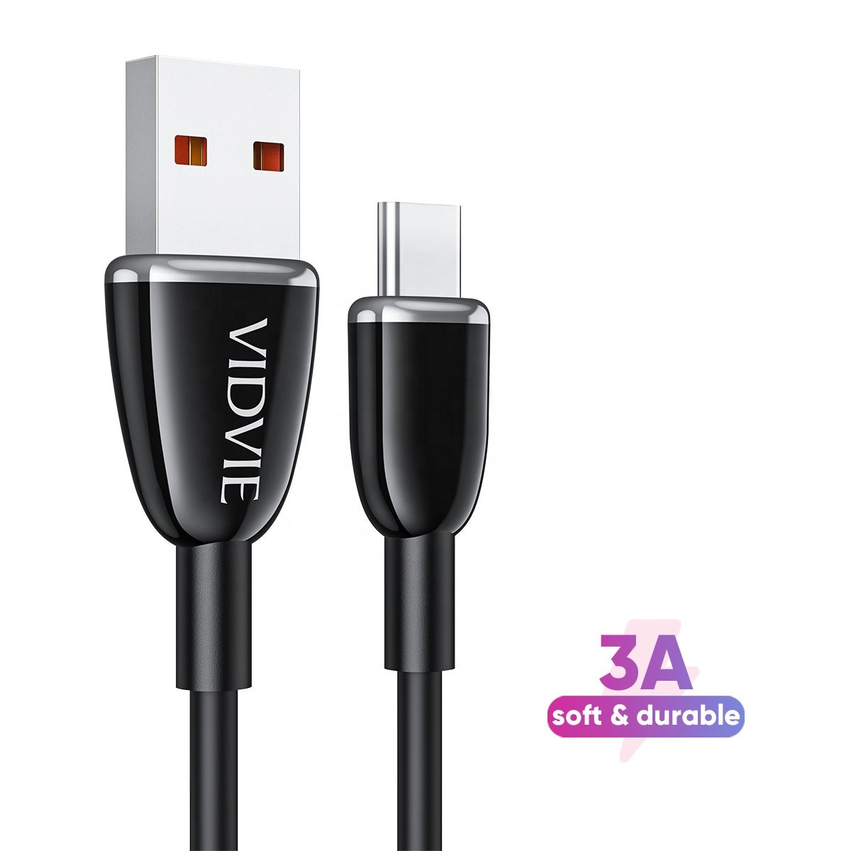 VIDVIE CB4012t Fast Charging TPE Mobile Usb-c Data Cable Tipo C