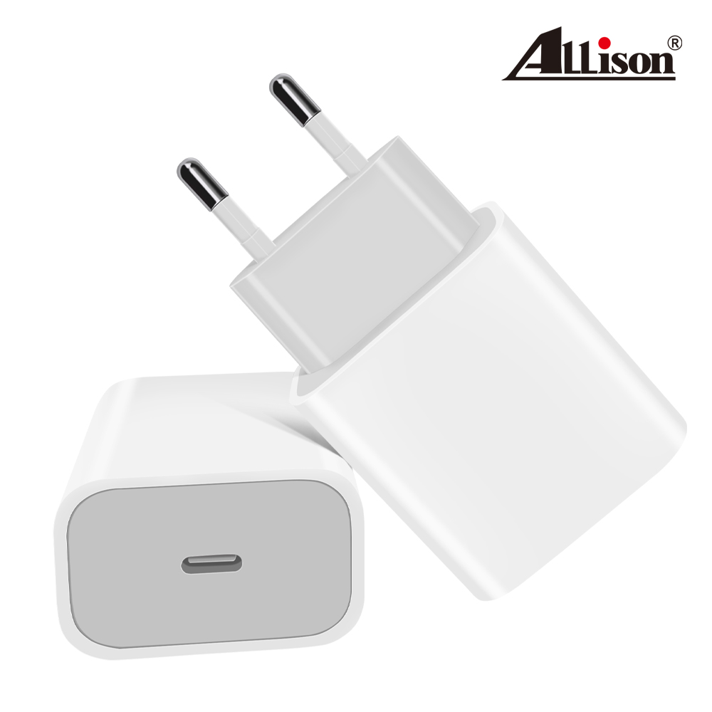 ALS-European PD20W charging head European full voltage Qc3.0 low temperature fast charging 5v3a mobile phone power adapter
