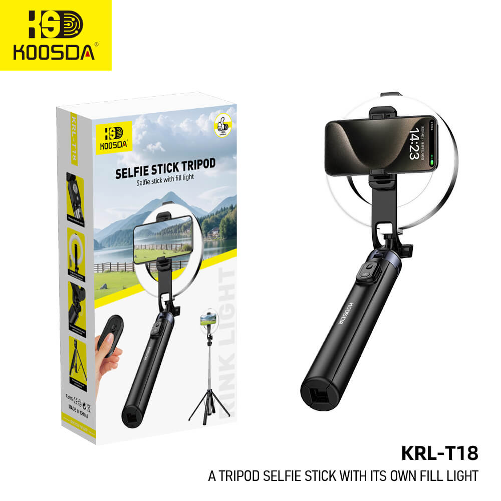 KOOSDA - selfie stick tripod fill light - KRL-T18
