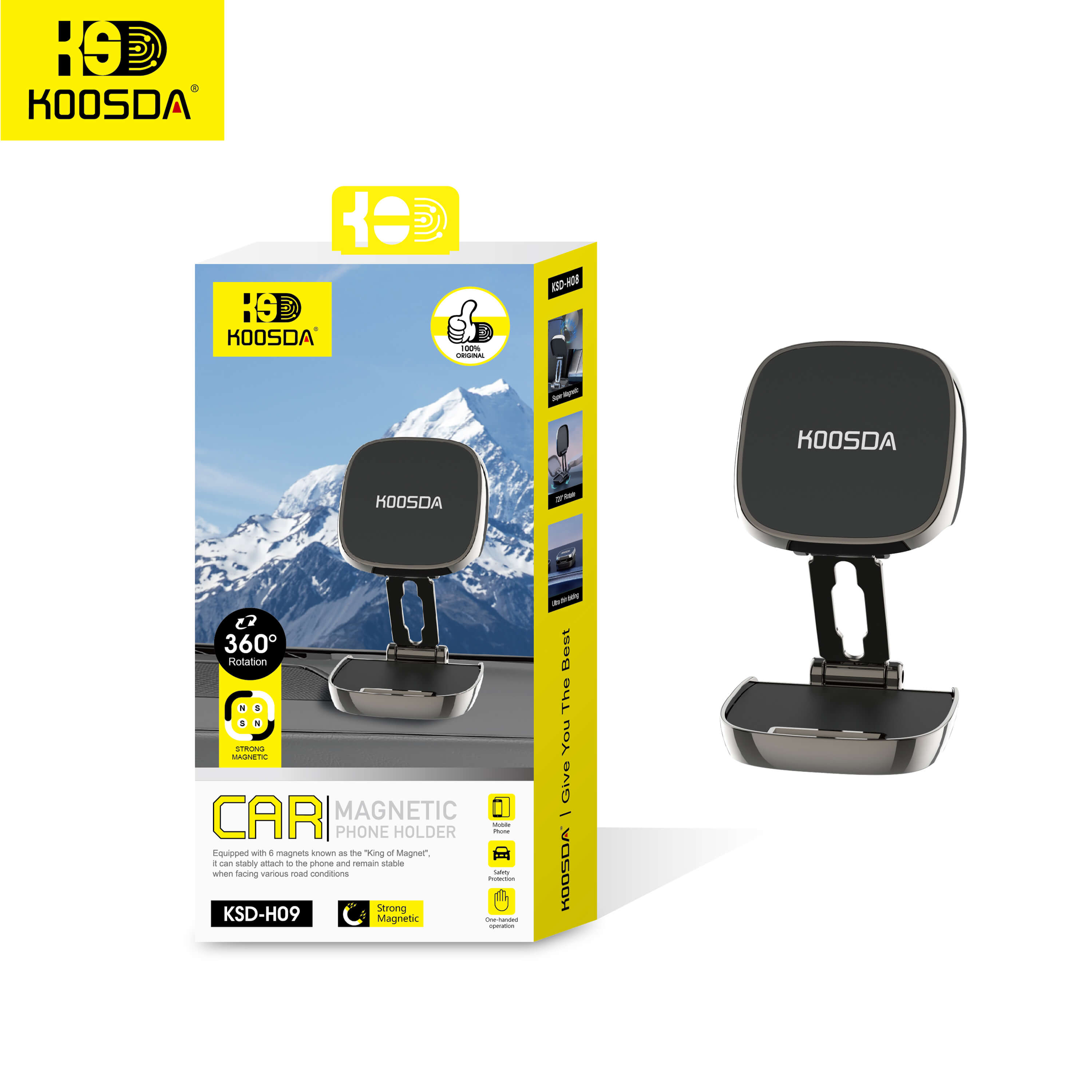 KOOSDA - car phone holder car mount car holder - KSD-H09