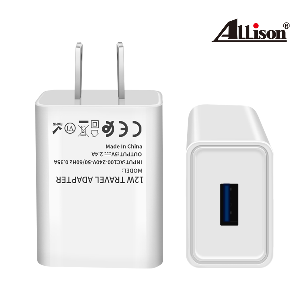 ALS-US 5v2a charging head, full power USB socket 10W safe slow charging small appliance plug power adapter
