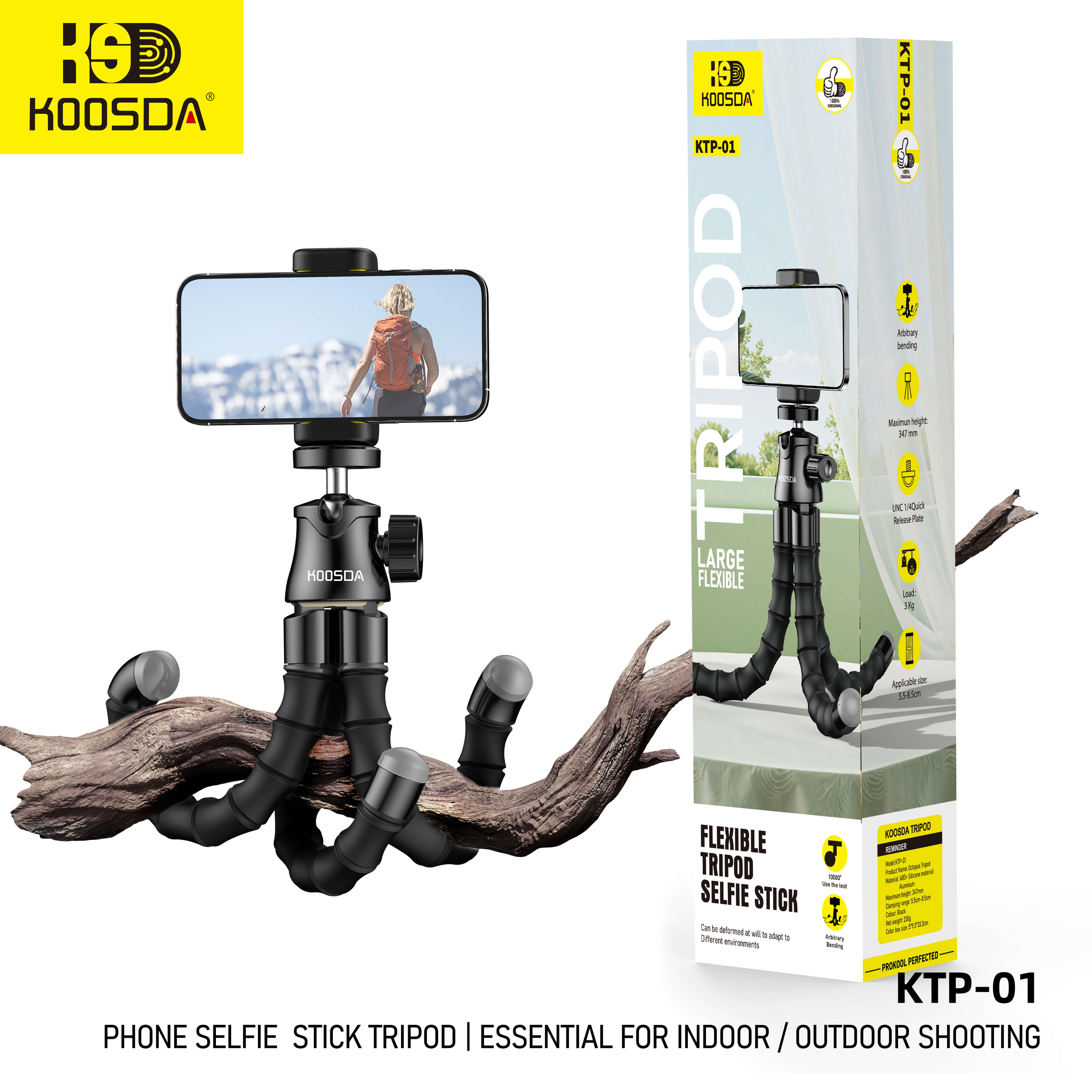 KOOSDA - tripod selfie stick - KTP-01