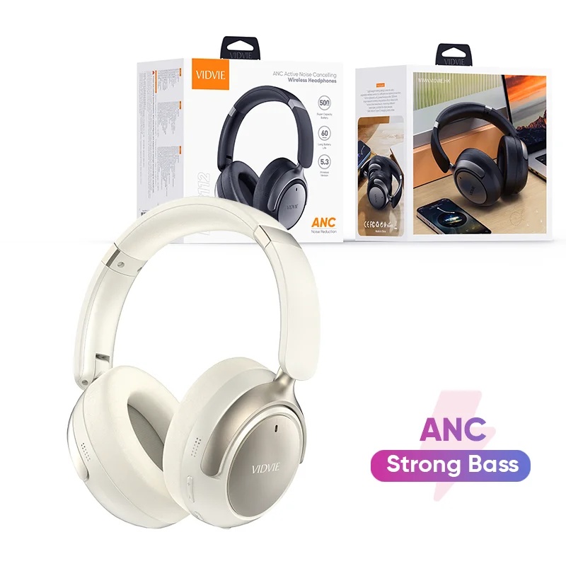 VIDVIE BBH2112 Wireless Headphones Over Ear With ANC