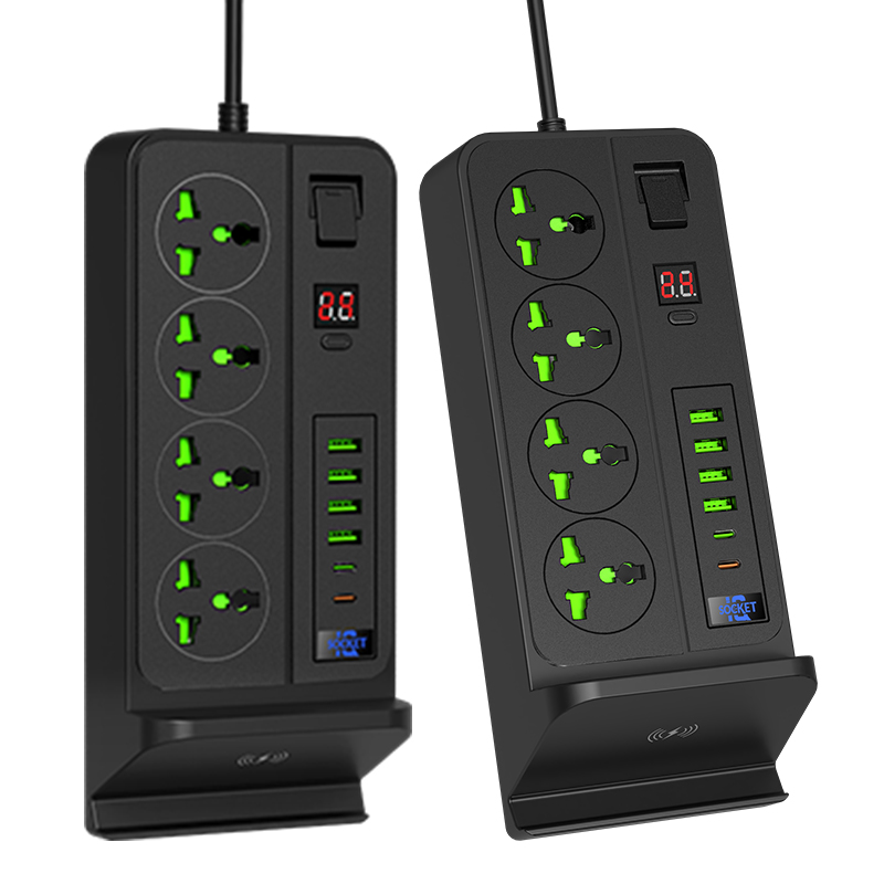 UDS--Wireless charging timer with switch 13A socket