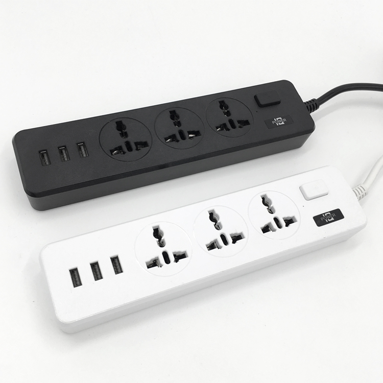 UDS--Multifunctional 3USB 3-port power strip with cable