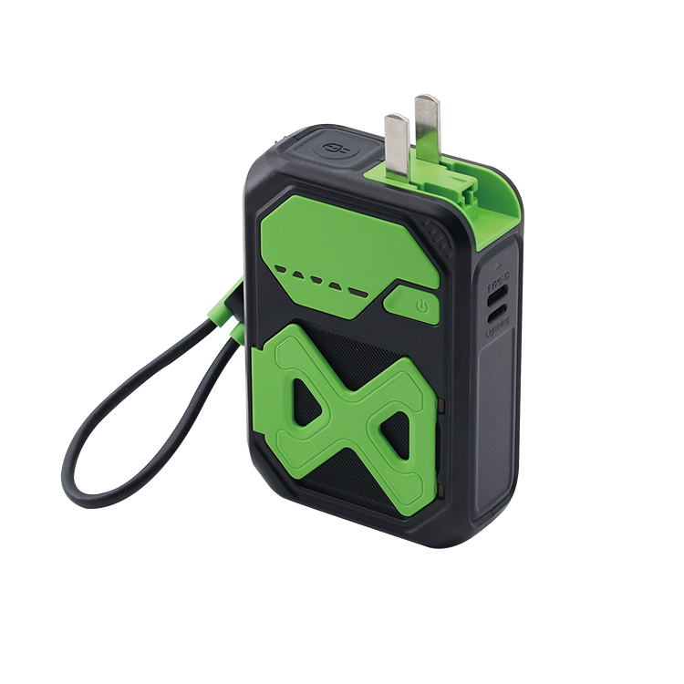 VIEREX--10000MAH Power Bank--with 2 cables--have brackets and charging heads--small and conveninent