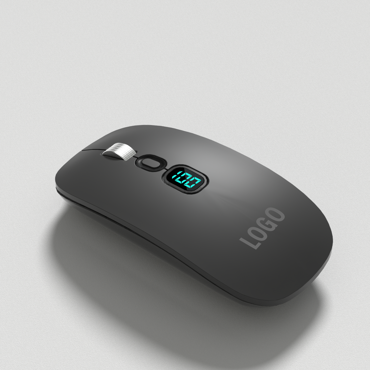 Rechargeable Cordless 2.4 Bluetooth Dual Mode Wireless Mouse with Battery Digital Display Screen Office Computer Bluetooth Mice