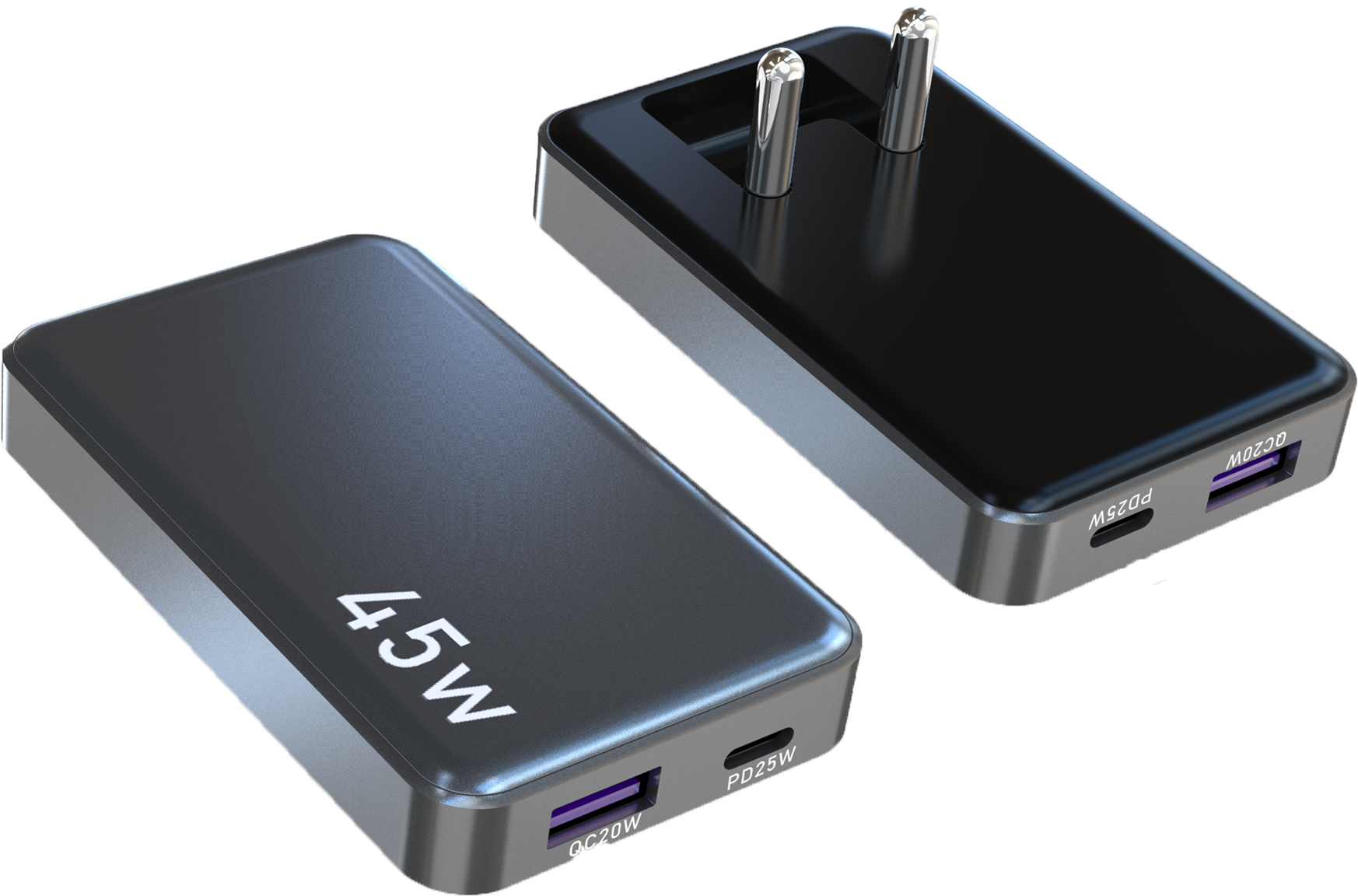 Goldplin TL998   Charger Heat-Dissipating Design Recycled Plastic Shell PD25w/PD20w/QC20W