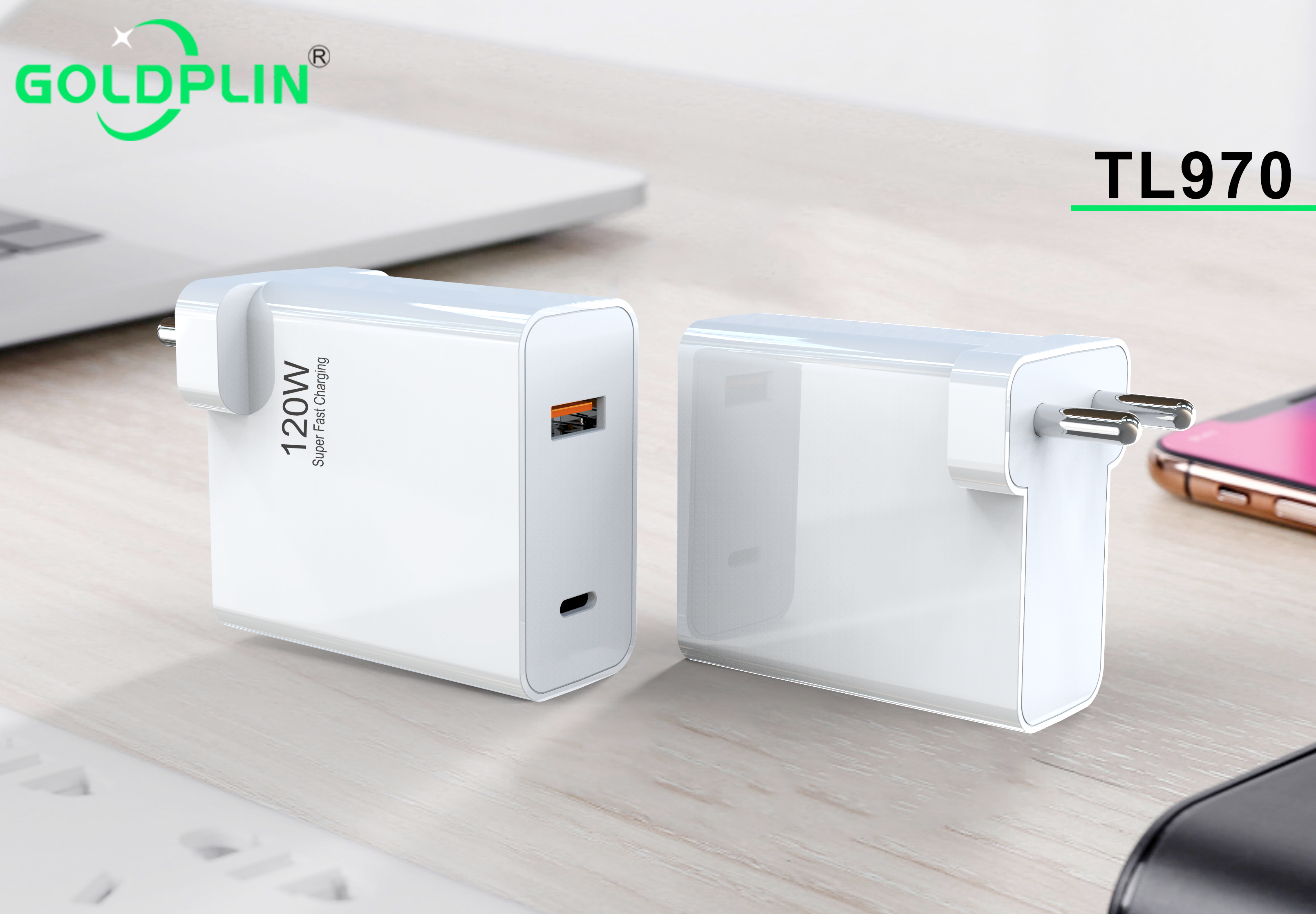 Goldplin TL970 Powerfully Efficient, Thoughtfully Designed PD25w/PD20w/QC20W