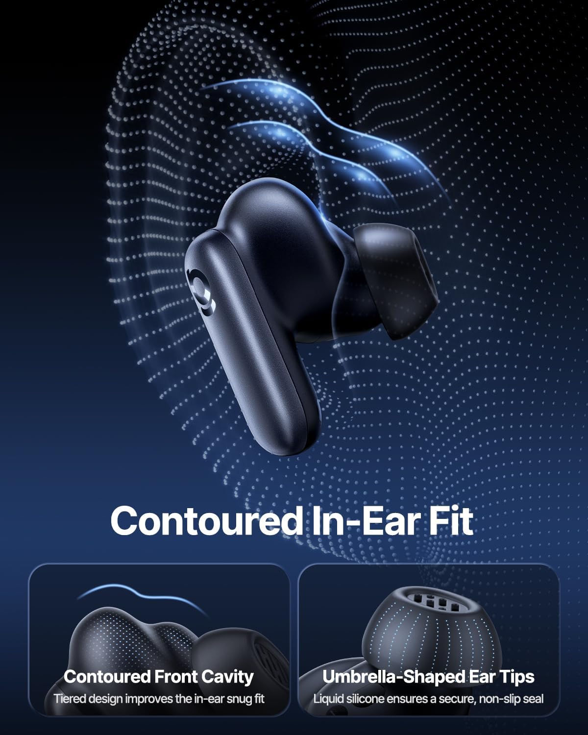 Baseus Inspire XP1 Adaptive Noise Cancelling Earbuds, Sound by Bose