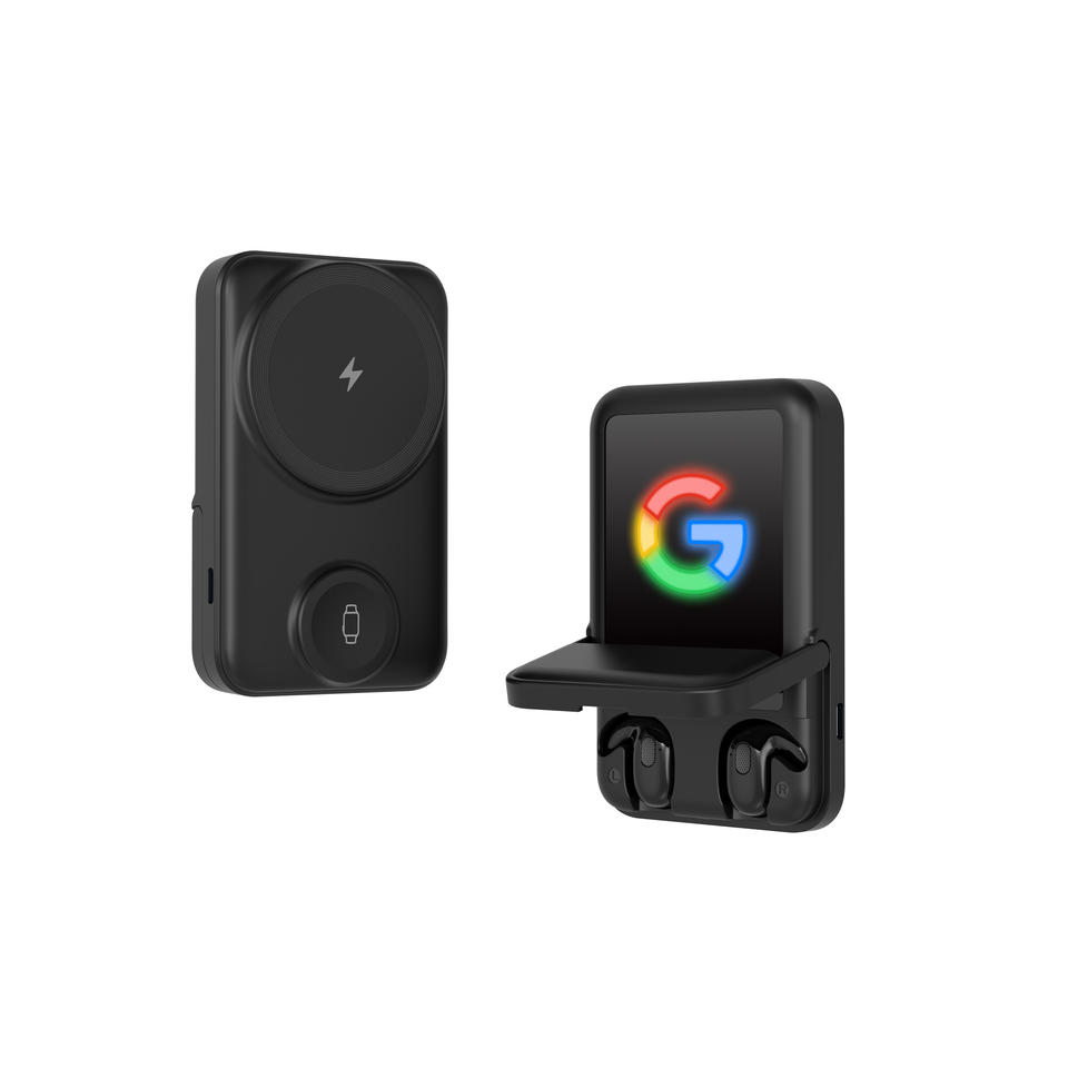 Wireless Charging Magnetic 5 in 1 Power Bank 22.5W Fast Charging 10000 MAh Portable Power Station Ear Phone Watch Charger Stand