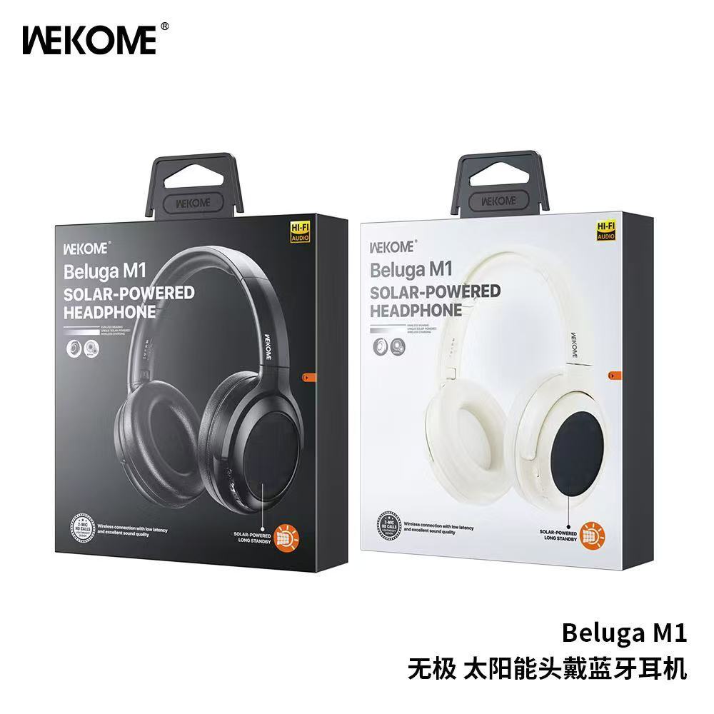 wekome Beluga M1 Vukey Solar-powered Wireless Headphones