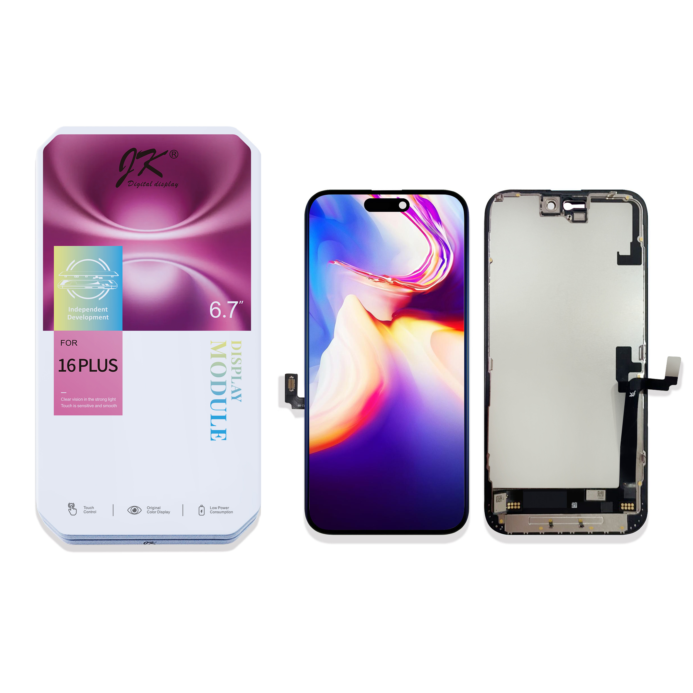 JK-KELAI Screen for iPhone 16 Plus JK LCD Screen for iPhone JK Display