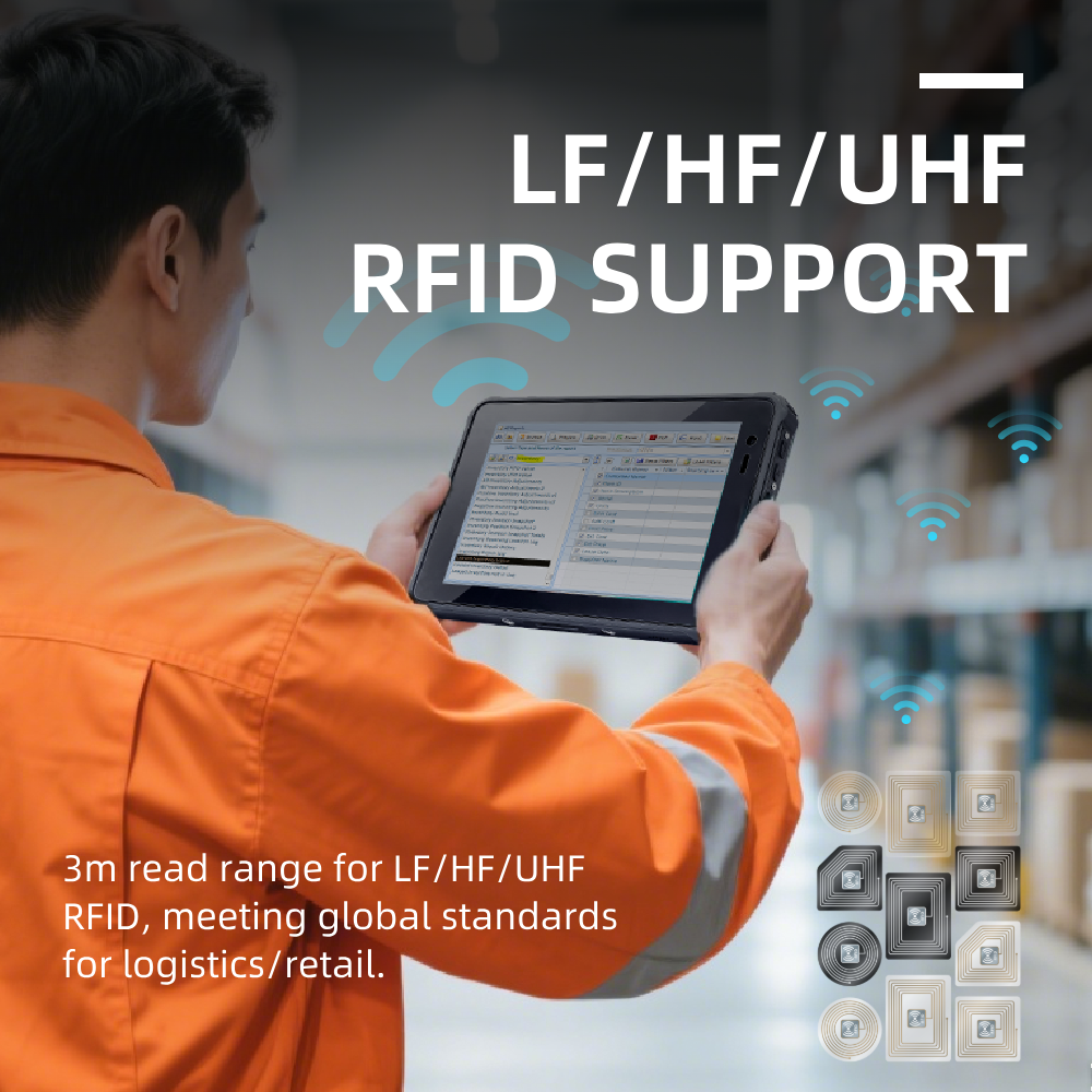 HUGEROCK H81 Wholesale 8 inch Touch Screen Tablet Pc Explosion-proof Barcode Scanner Industrial Android Rugged Tablet Computer