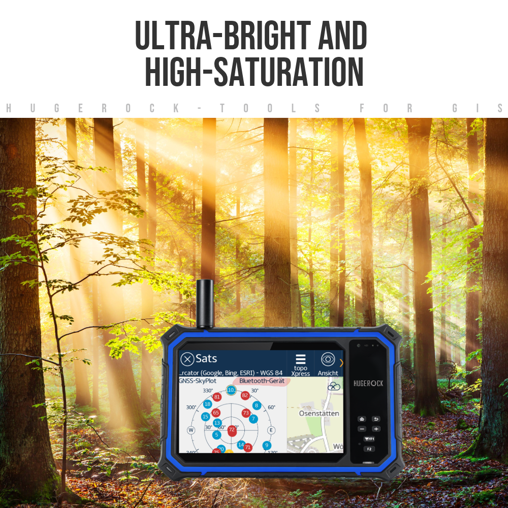HUGEROCK G80N Ip67 Waterproof Gis Data Rtk Tablet Gps Land Survey Instrument Tracking Equipment Gps Rtk rugged Tablet android