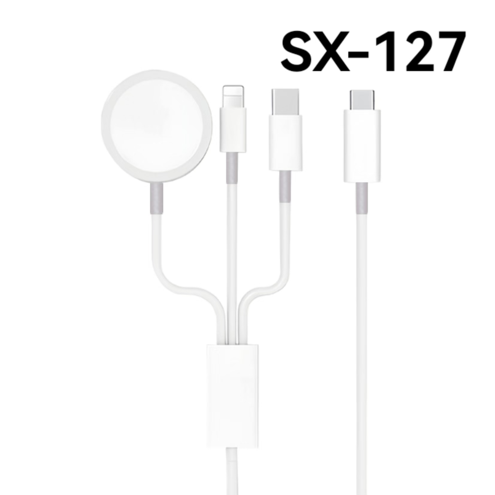 Data line SX-127  Audio Adapter Series Apple Watch Wireless Charging/One to Three