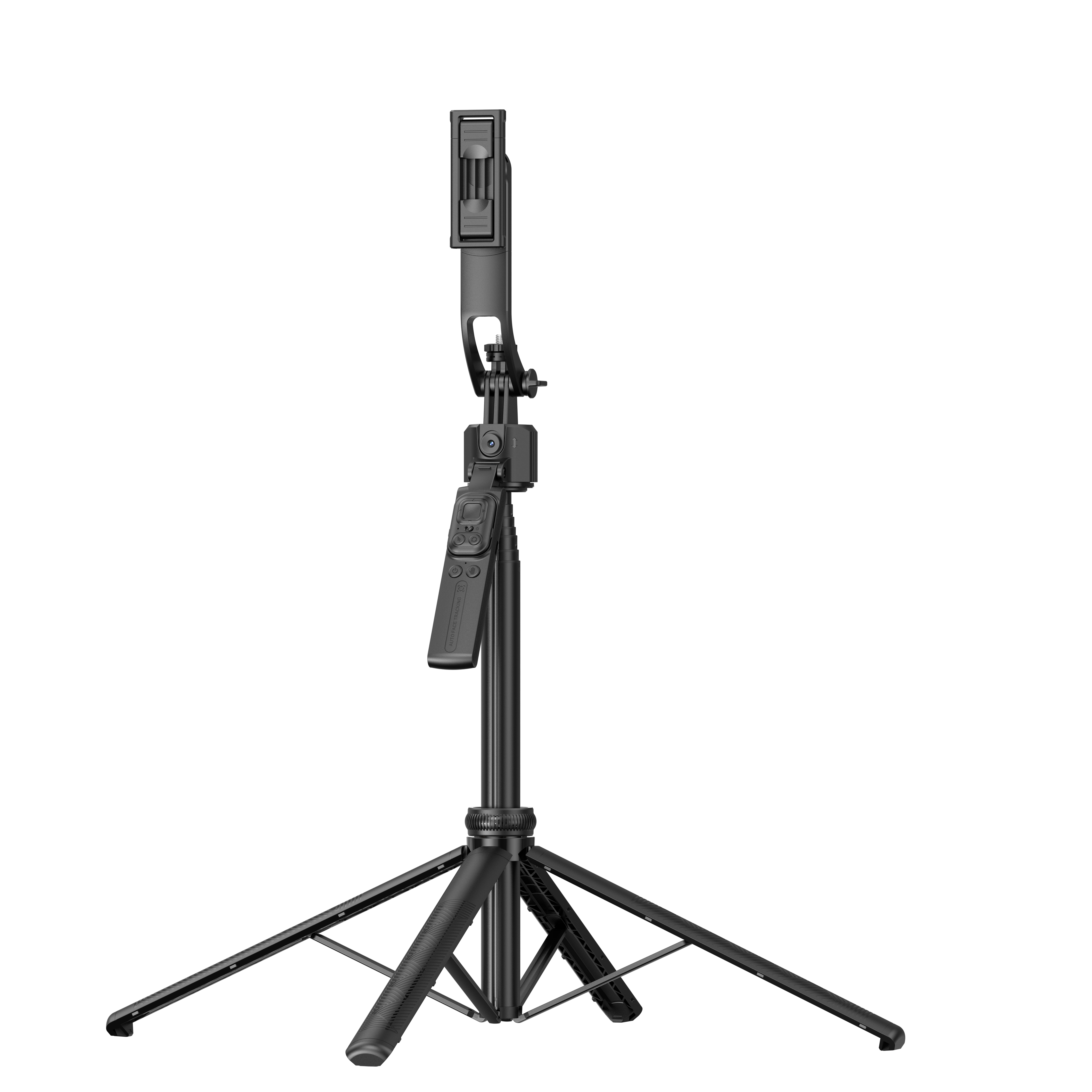 TOKQI C17AI Face Tracking Stable Quadrapod Balanced Aluminum Alloy Gold Pull Rod 1630mm with Gesture Recognition