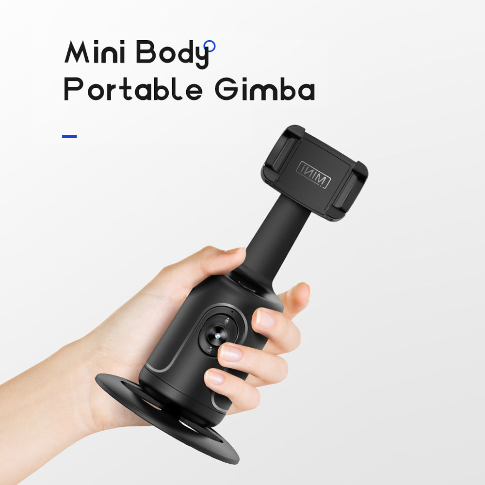 TOKQI P01 Auto-Gimbal Phone Holder 360 Rotation Smart Face Tracking Hand Gesture Recognition Stabilizer Selfie Stick Mount
