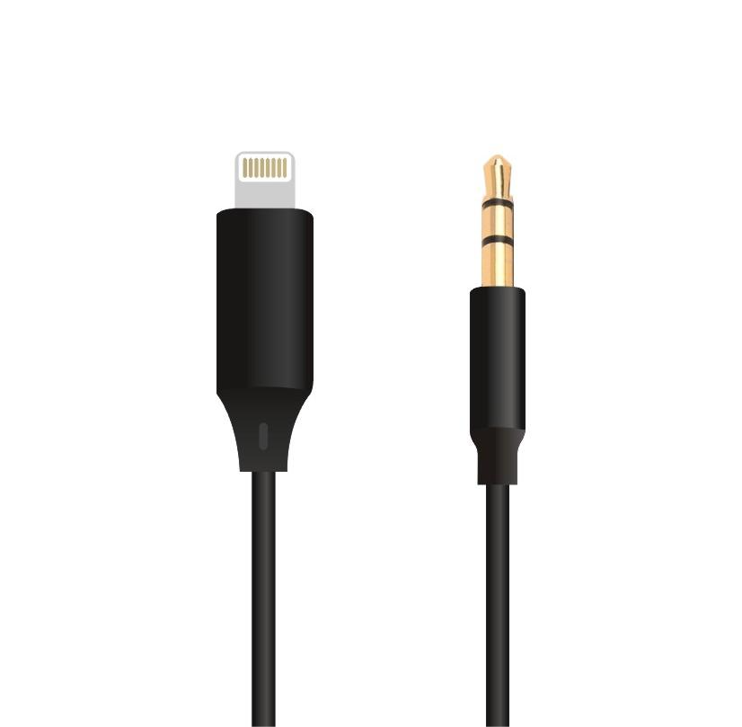 Data Line SX-34 I5-3.5 1M red/black connection for Apple devices and speaker amplifiers