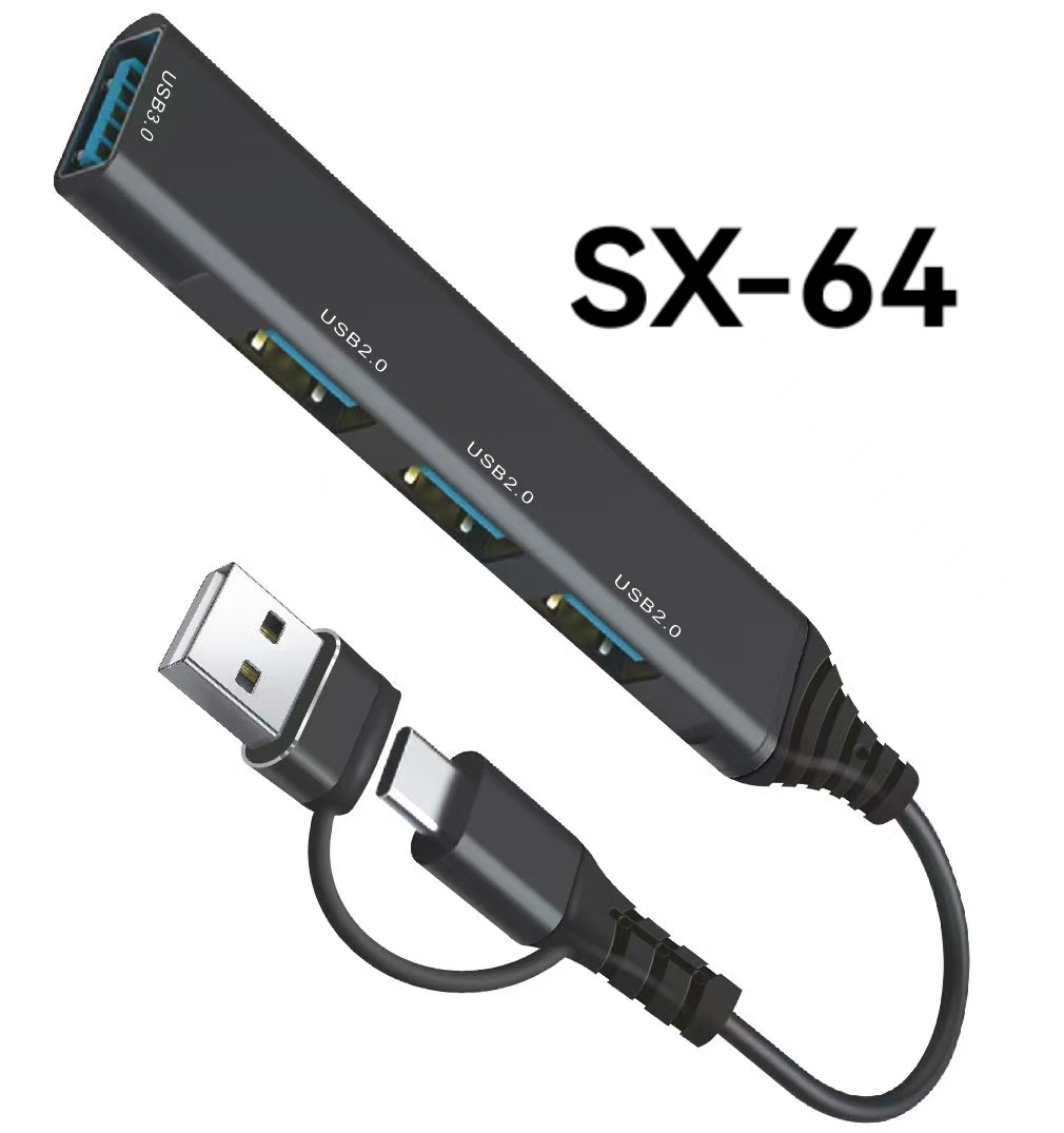 Docking station SX-64 2-in-1 Without charging Support 3.0 system expanding adapter
