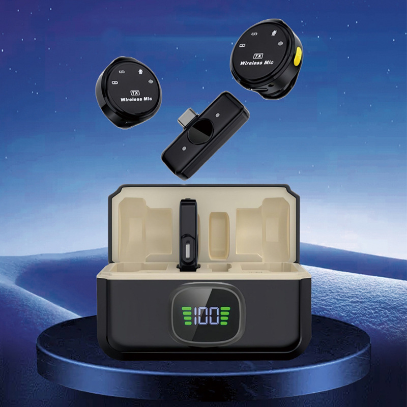 COWINCN q9 Magnetic Wireless Lavalier Microphone