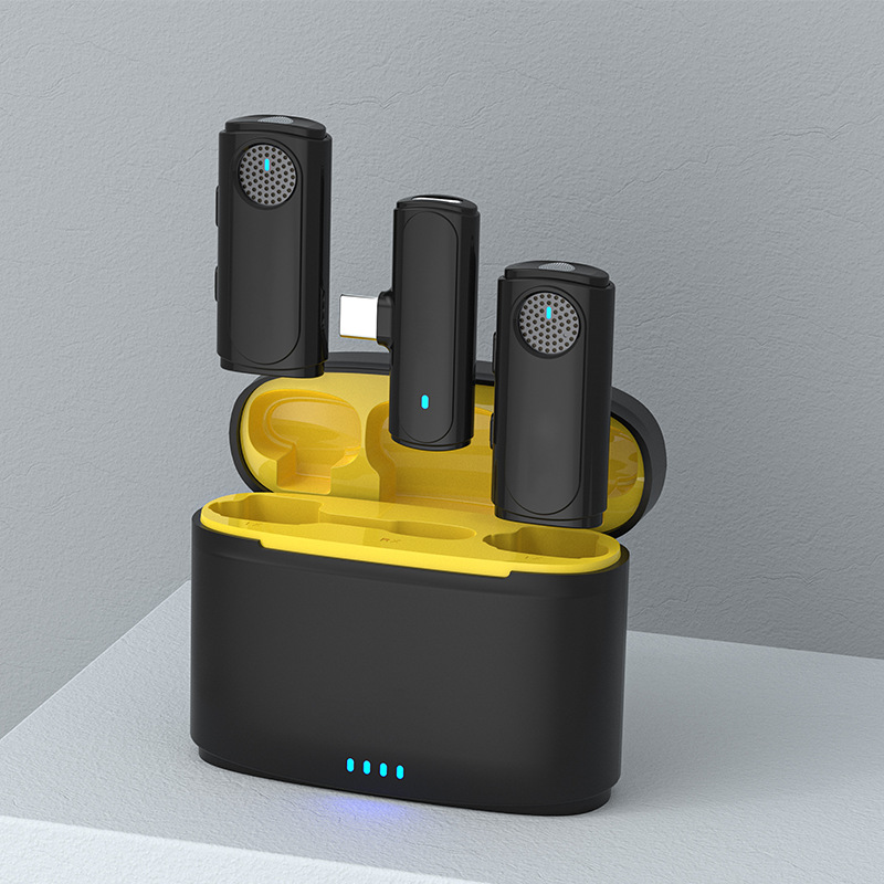 COWINCN J20 wireless microphone with noise reduction and charging compartment