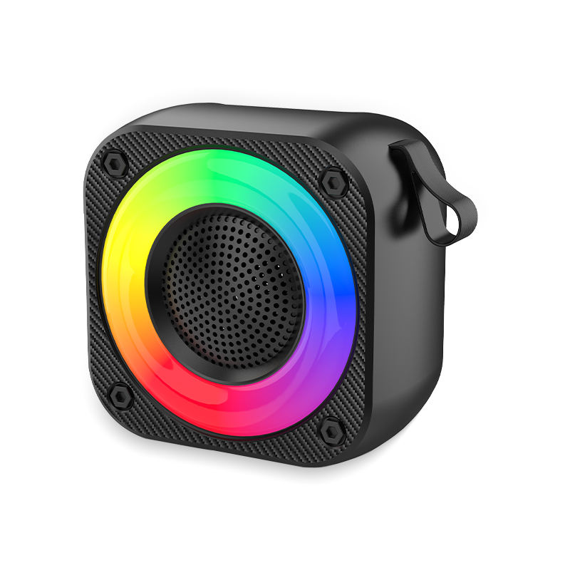 Singe ZQS1205 Outdoor Portable Handle RGB Led Light Music Bass Small Mini BT Wireless Blue Tooth Speaker